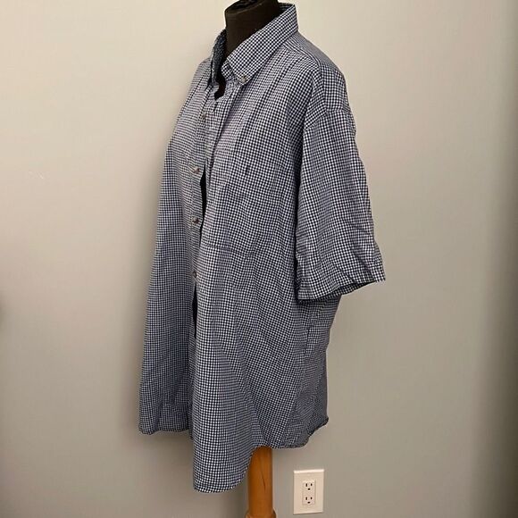 Wrangler Men's Rugged Wear - Pin Patterned Short Sleeve Button Down - Picture 5 of 8